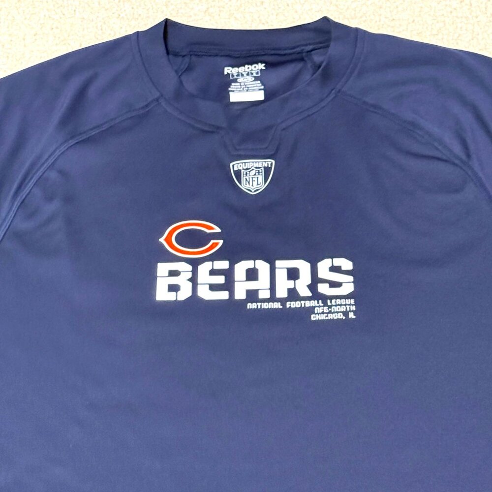 Reebok Equipment - Chicago Bears - Long Sleeve Sideline Shirt - Size Large
